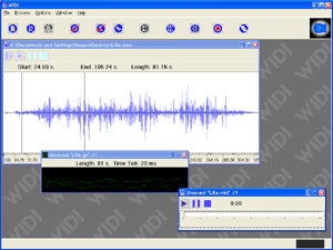 MP3 to MIDI :WIDI 2.7